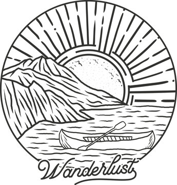 Canoeing clip art preview
