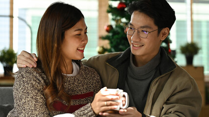 Warm Moments: Sharing Joy in Togetherness between Young adult couple