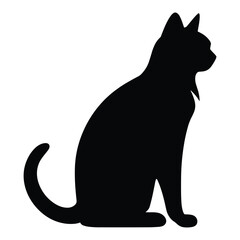 Cat silhouette vector