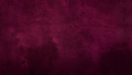 Fototapeta premium Beautiful grunge velvet dark aubergine textured background. Wide burgundy banner or wallpaper rough styled with space for text and design. Uneven velvety photography backdrop