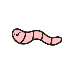 worm icon design vector illustration
