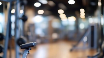 Fitness Equipment in Modern Gym Environment