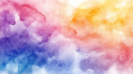 Obraz premium Vibrant Abstract Watercolor Background Design
