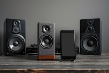 Fototapeta premium A group of people seated around a wooden table, speaking and discussing