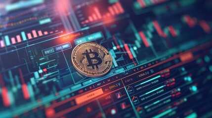 Bitcoin on a Cryptocurrency Chart