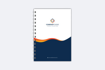 Professional modern creative notebook cover template