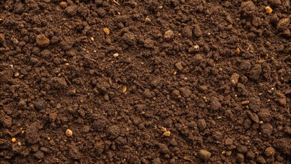 Ground texture of fresh soil wall, seamless aerial pattern