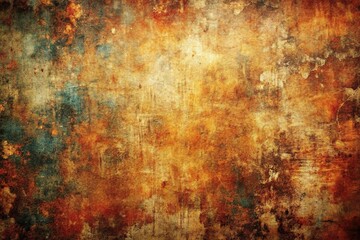 Obraz premium Grunge textured abstract with distressed and layered elements macro