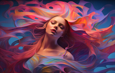 Beautiful girl, like in a fairy tale, fairy tale, angel