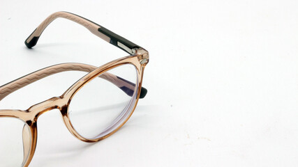 New glasses are brown