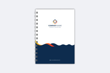 Professional modern creative notebook cover template