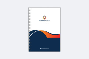 Professional modern creative notebook cover template