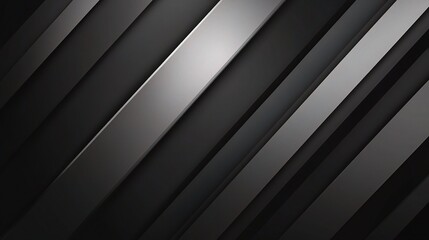 Fototapeta premium Abstract Black and Gray Striped Background Design