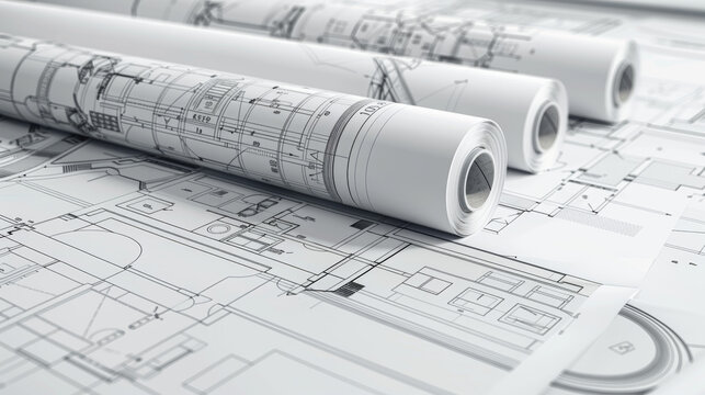 Plotter paper rolls for printing large-format architectural drawings