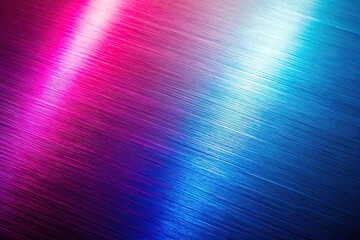 High Angle Metal Surface with Magenta and Blue Gradient Transition Metal Background