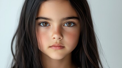 Obraz premium Simple and Elegant Female Portrait