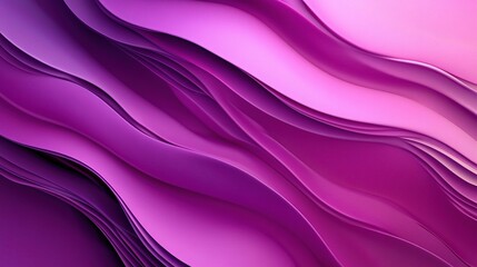 Obraz premium Abstract Waves of Pink and Purple Tones