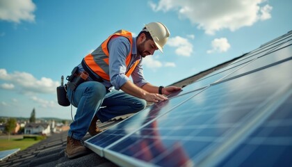 Solar Panel Installation: Eco-Friendly Energy, Rooftop Technician