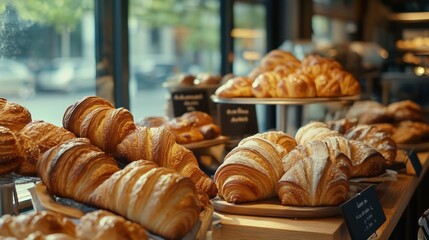 Freshly Baked Pastries Display