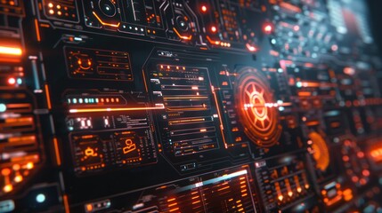 Obraz premium Futuristic Interface Design