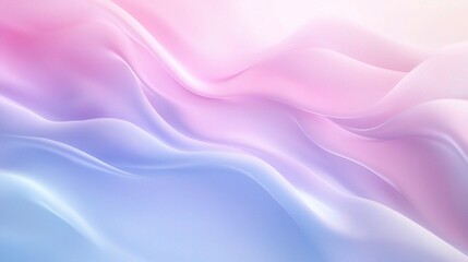 Fototapeta premium Soft Colorful Waves with Pastel Shades for Backgrounds