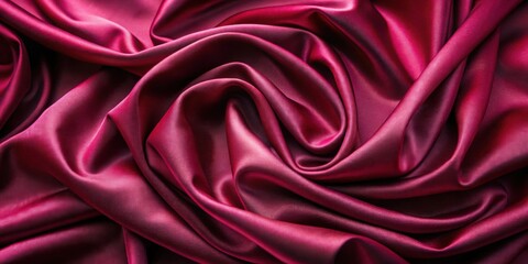 Fototapeta premium Sumptuous burgundy silk fabric background, luxurious texture for design projects, red, cloth, texture, background