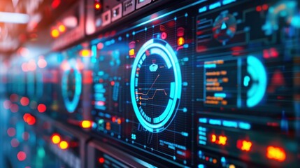 Fototapeta premium Futuristic Interface Design