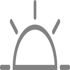 Single isolated icon with outline style icon on white background
