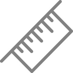 Single isolated icon with outline style icon on white background
