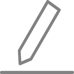 Single isolated icon with outline style icon on white background
