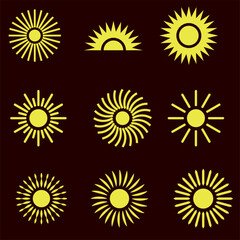 Sun icon 