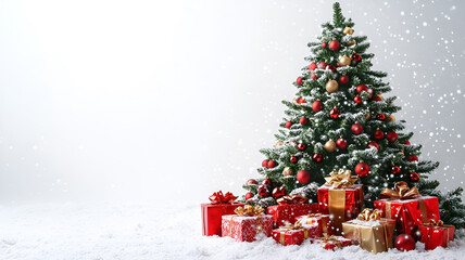 christmas tree with gifts