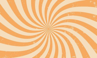 Classic vintage rays sunburst twisted retro background
