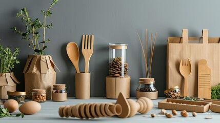 Eco-friendly packaging design team, sustainable products: A design team collaborates on creating eco-friendly packaging, their innovative solutions aimed at reducing environmental impact and 