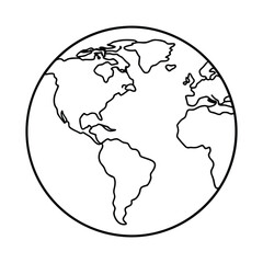 World Map Vector Illustration, Clean World Map Vector Graphic.