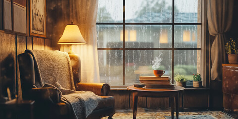 Fototapeta premium living room interior