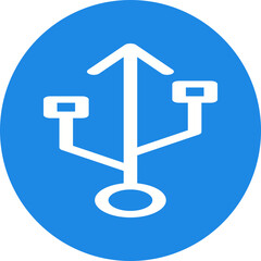 Single isolated icon with outline style icon on white background