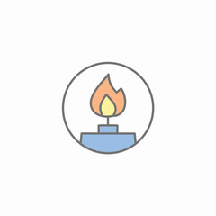 Fire burner icon vector illustration