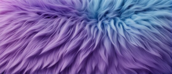 Fototapeta premium Soft Fluffy Purple and Blue Fur