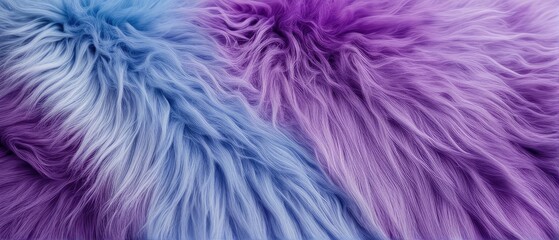 Fototapeta premium Purple and Blue Furry Texture