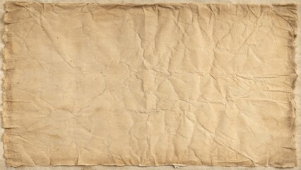 Obraz premium A textured sheet of plain brown paper with visible creases.