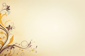 Obraz premium Elegant oriental background with subtle patterns in pastel colors for text presentation