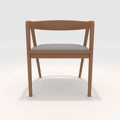 3d render armchair design element. Furniture Collection