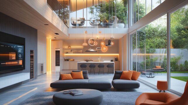 Zigbee communication network linking smart home devices in a seamless, low-power wireless system for enhanced connectivity.