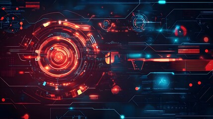 Fototapeta premium abstract technology communication concept vector background.