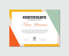 Appreciation & Achievement Certificate Template Design