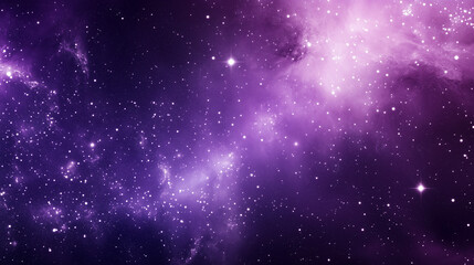 Purple galaxy background, starry night sky, space exploration theme