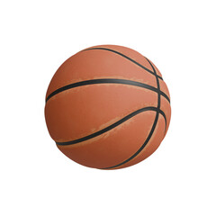 basketball isolated on white background