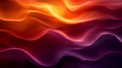 Obraz premium Abstract Art: Soothing Waves of Color