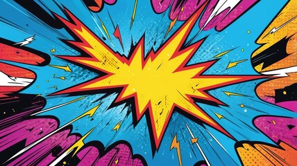 Fototapeta premium comic book background